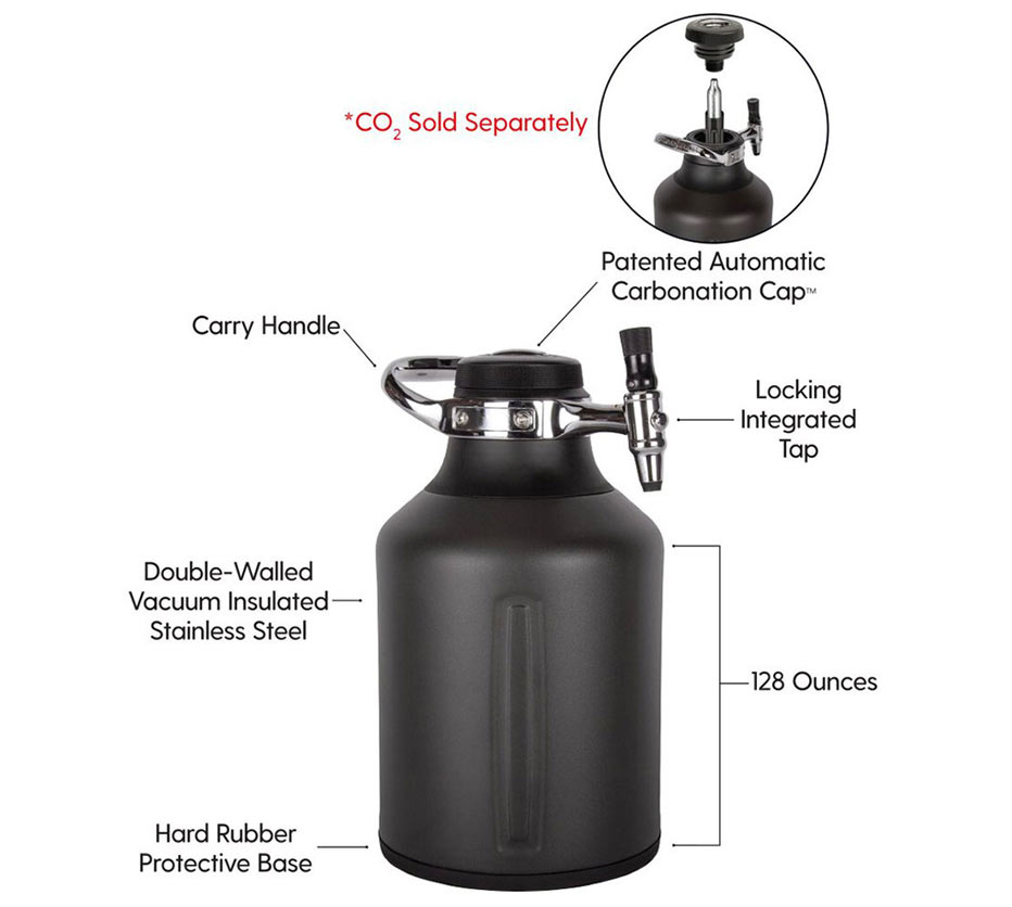 uKeg Go 3,8 liter (tungsten)